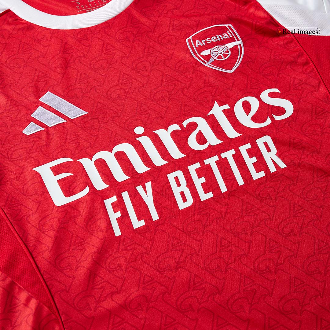 Arsenal Long Sleeve Home Soccer Jersey 2025/26