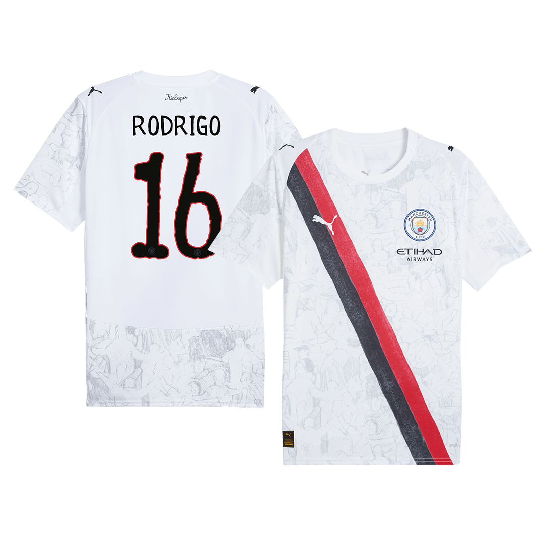 Manchester City RODRIGO #16 Soccer Jersey 2025/26