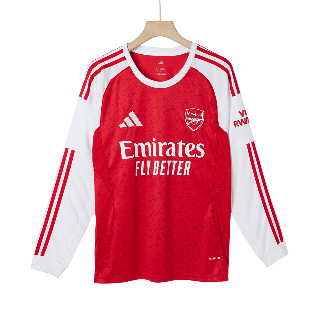 Arsenal Long Sleeve Home Soccer Jersey 2025/26