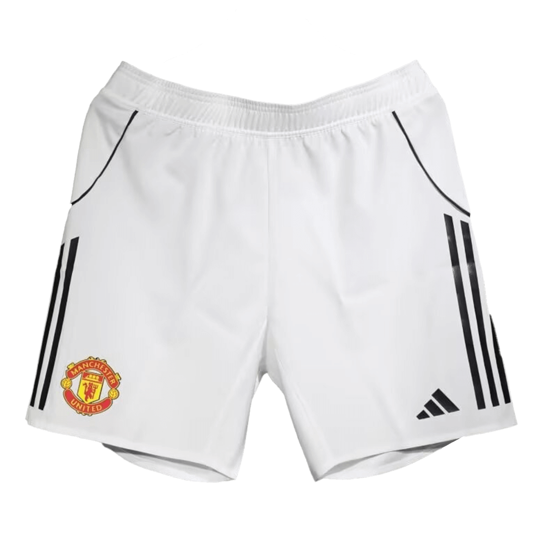 Manchester United Home Soccer Shorts Authentic 2025/26