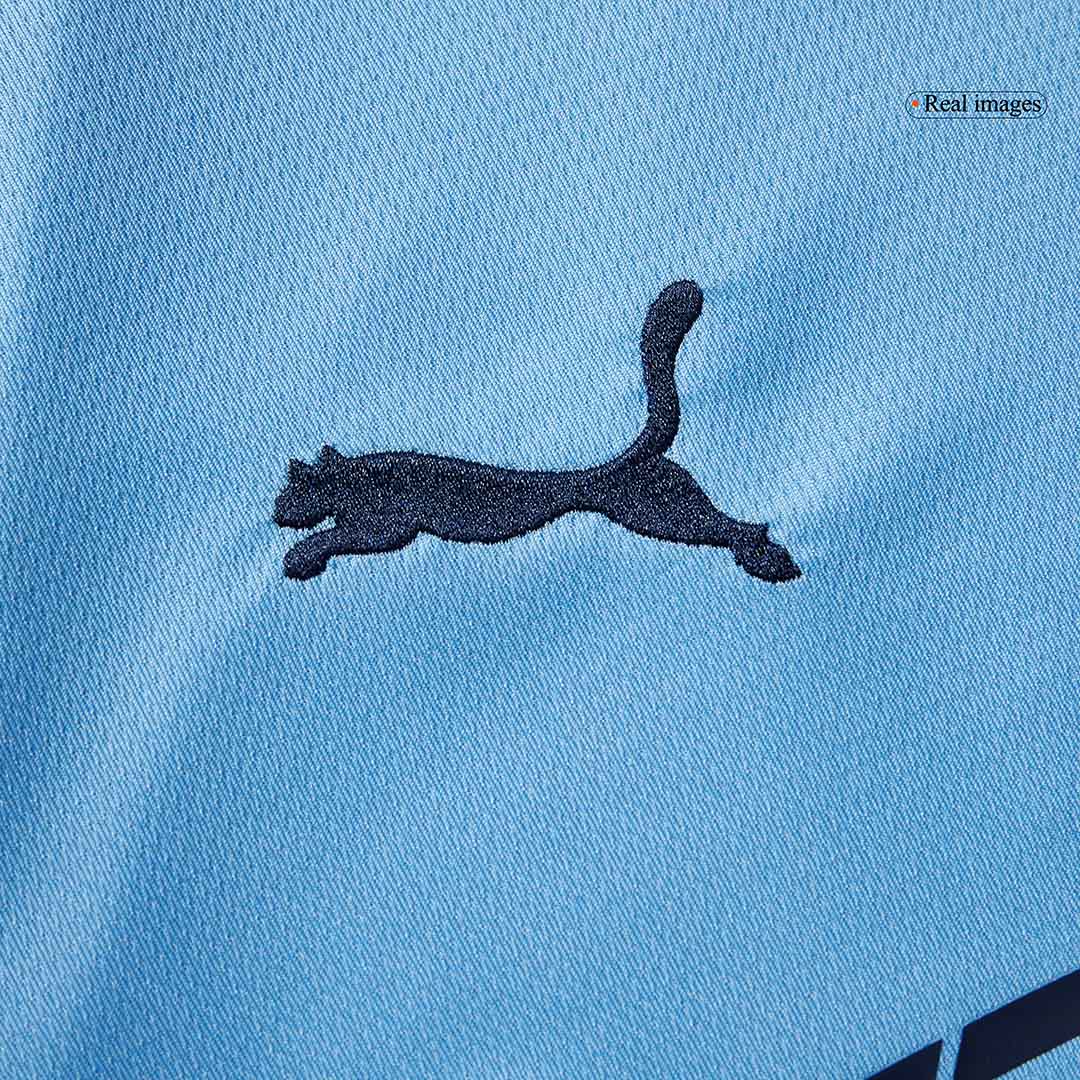 Manchester City Long Sleeve Home Soccer Jersey 2025/26