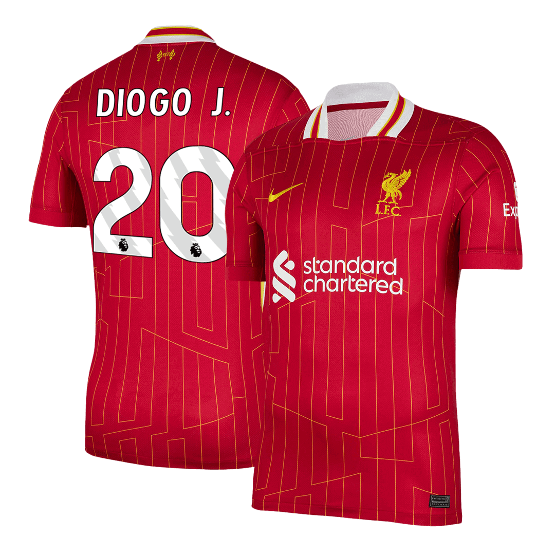 Liverpool DIOGO J. #20 Home Soccer Jersey 2024/25
