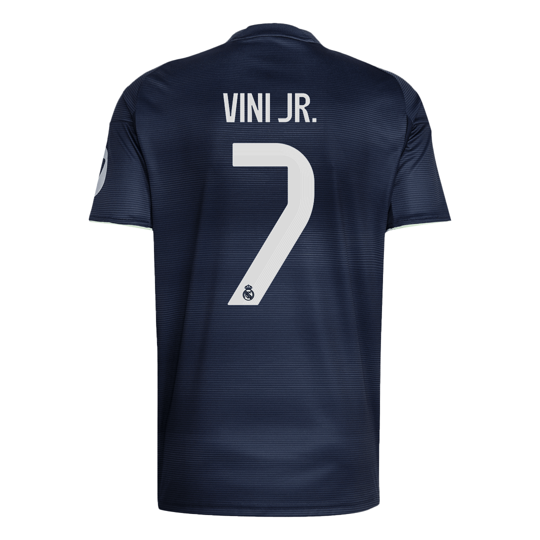 Real Madrid VINI JR. #7 Away Soccer Jersey 2025/26