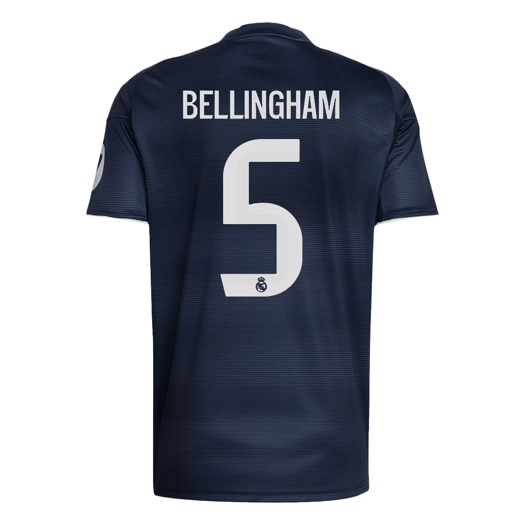 Real Madrid BELLINGHAM #5 Away Soccer Jersey 2025/26