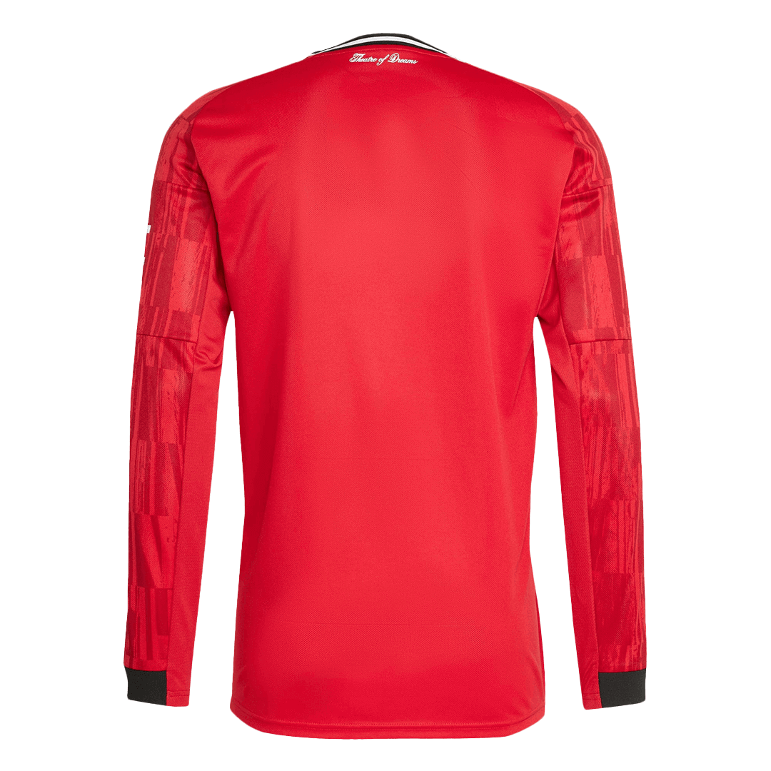Manchester United Long Sleeve Home Soccer Jersey 2025/26
