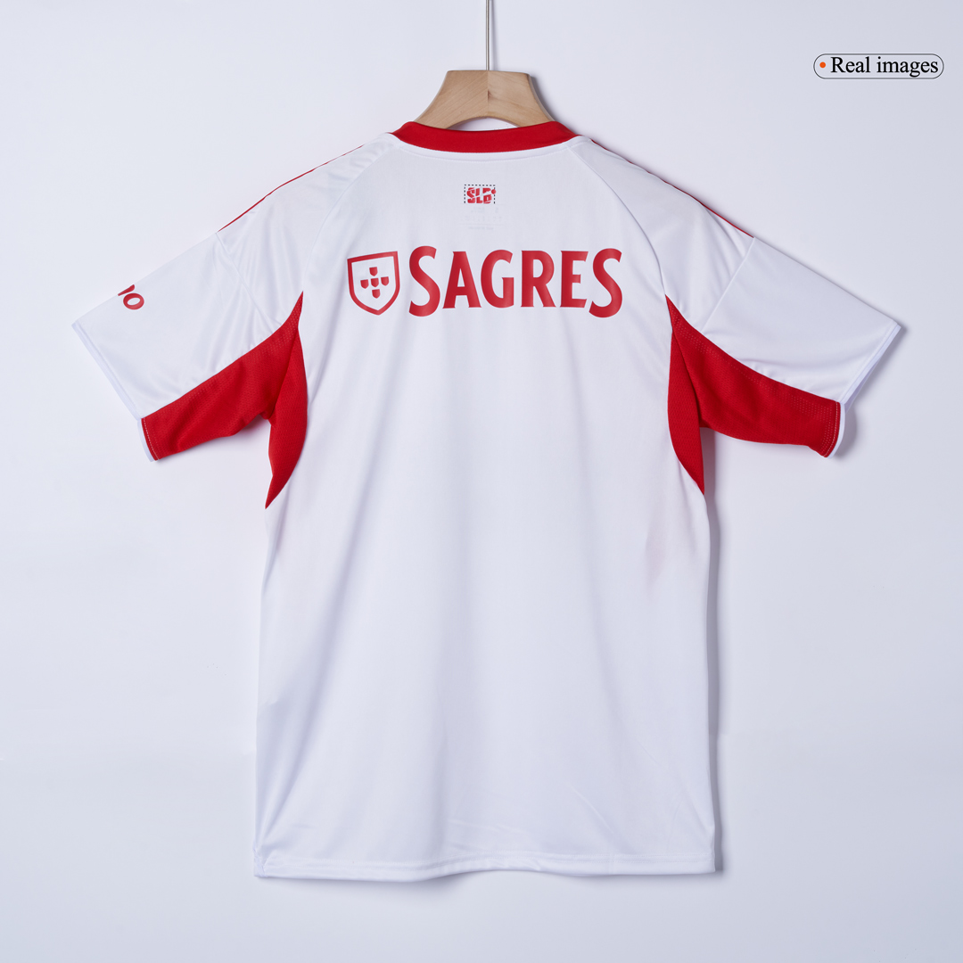Benfica Third Away Soccer Jersey 2025/26 White