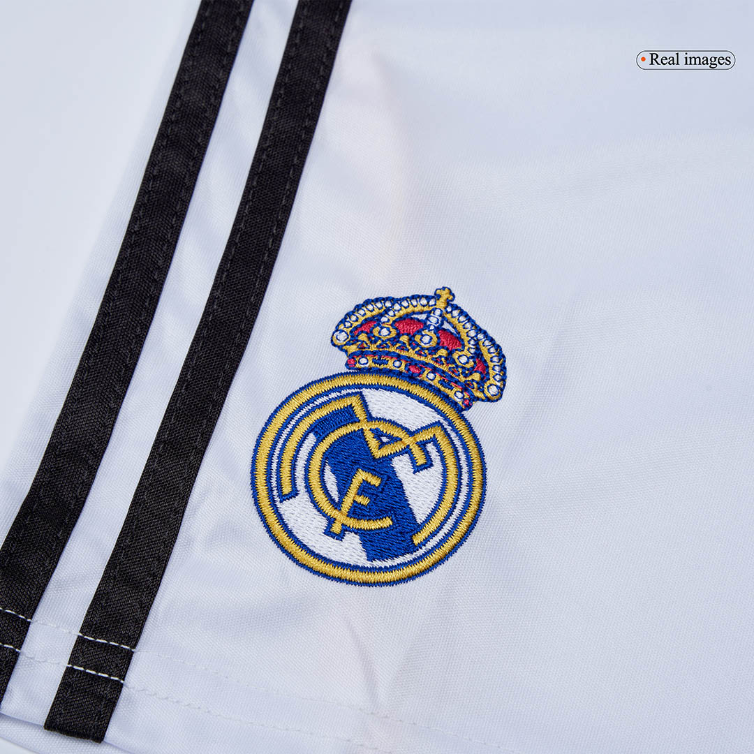 Real Madrid Home Soccer Jersey Kit 2025/26 Kids(Jersey+Shorts)