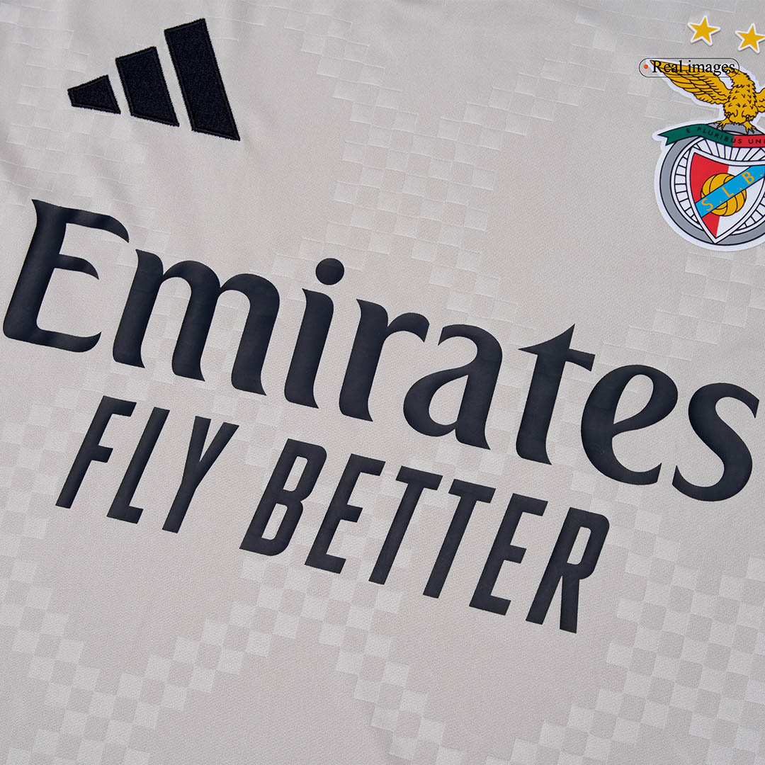 Benfica Away Soccer Jersey 2025/26 Beige