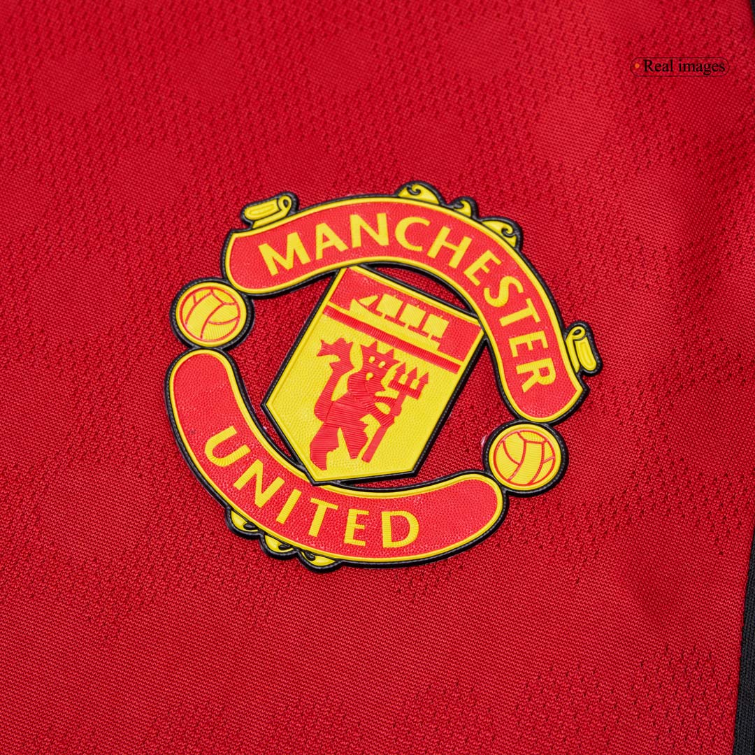 Manchester United B.FERNANDES #8 Home Soccer Jersey Authentic 2025/26