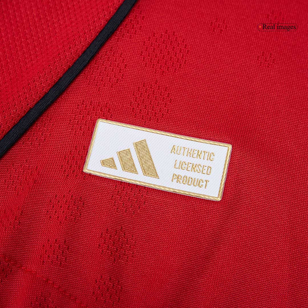 Manchester United B.FERNANDES #8 Home Soccer Jersey Authentic 2025/26
