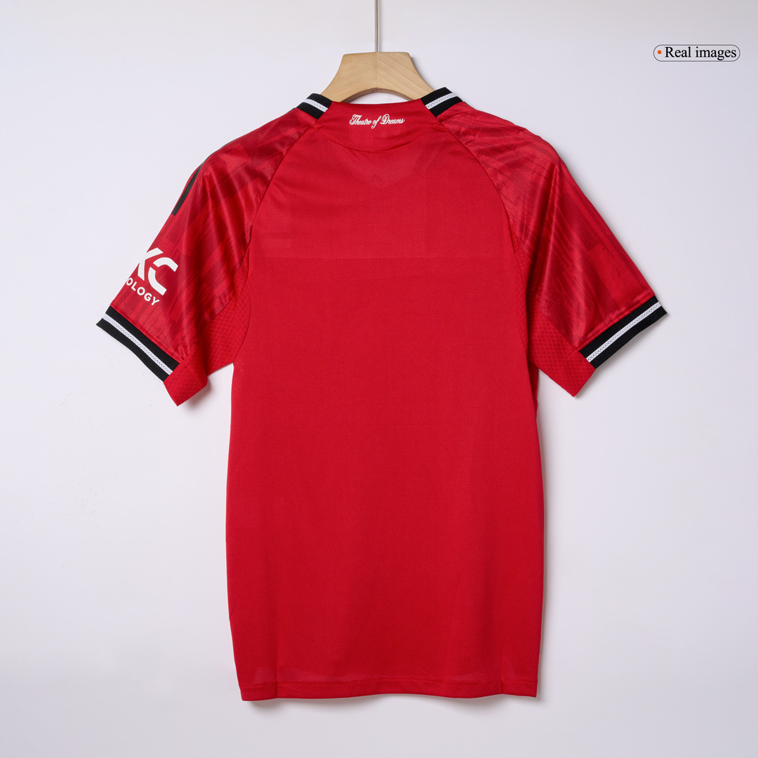 Manchester United B.FERNANDES #8 Home Soccer Jersey Authentic 2025/26