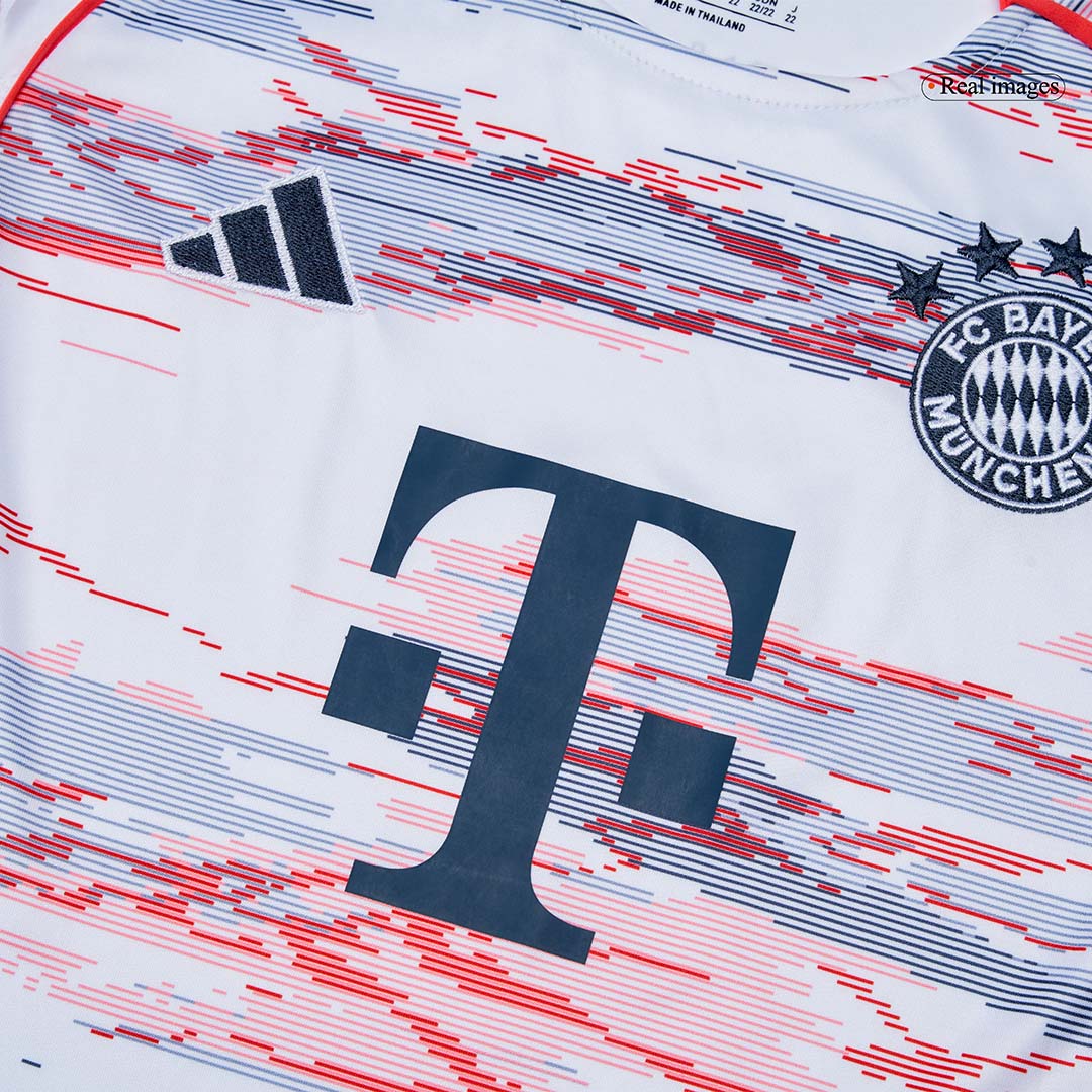 Bayern Munich Away Soccer Jersey Kit 2025/26 Kids(Jersey+Shorts)