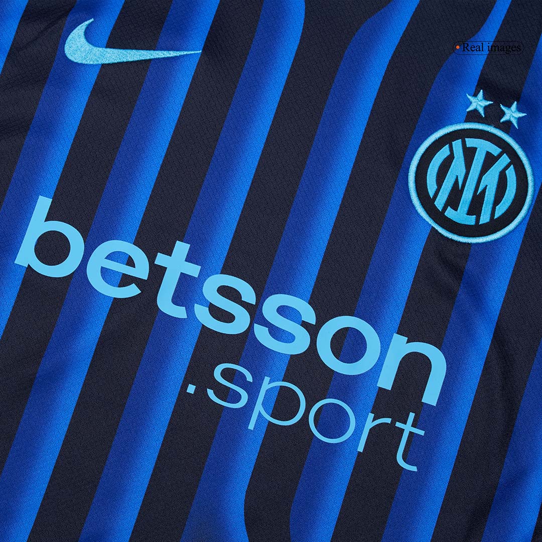 Inter Milan Home Soccer Jersey Kit 2025/26 (Jersey+Shorts)