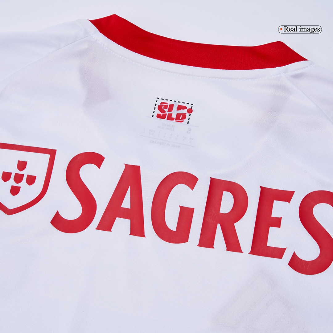 Benfica Third Away Soccer Jersey 2025/26 White