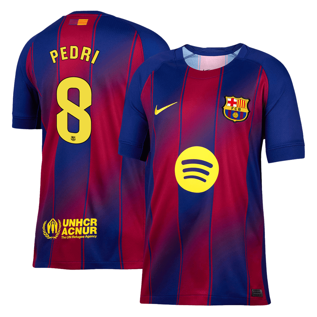Barcelona PEDRI #8 Home Soccer Jersey 2025/26