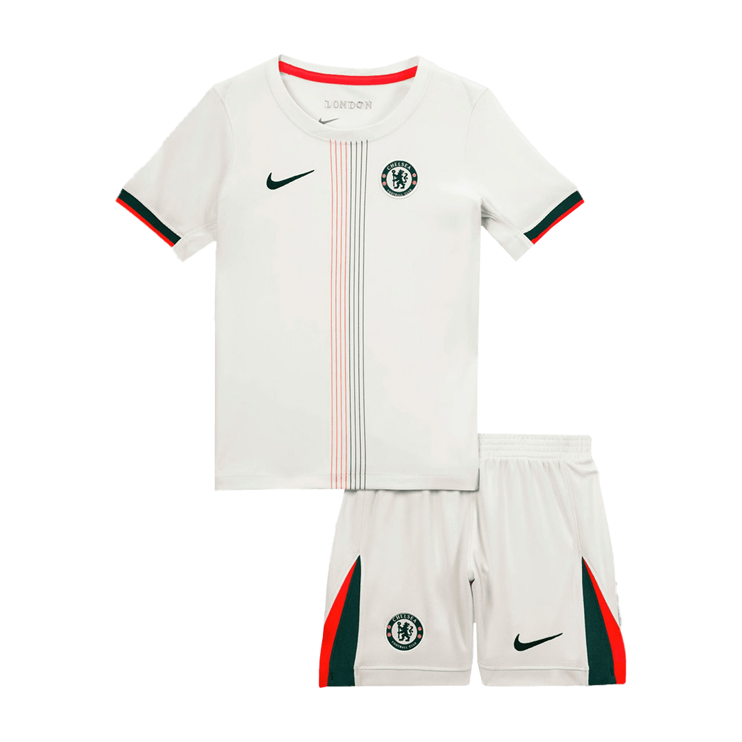 Chelsea Away Soccer Jersey Kit 2025/26 Kids(Jersey+Shorts)