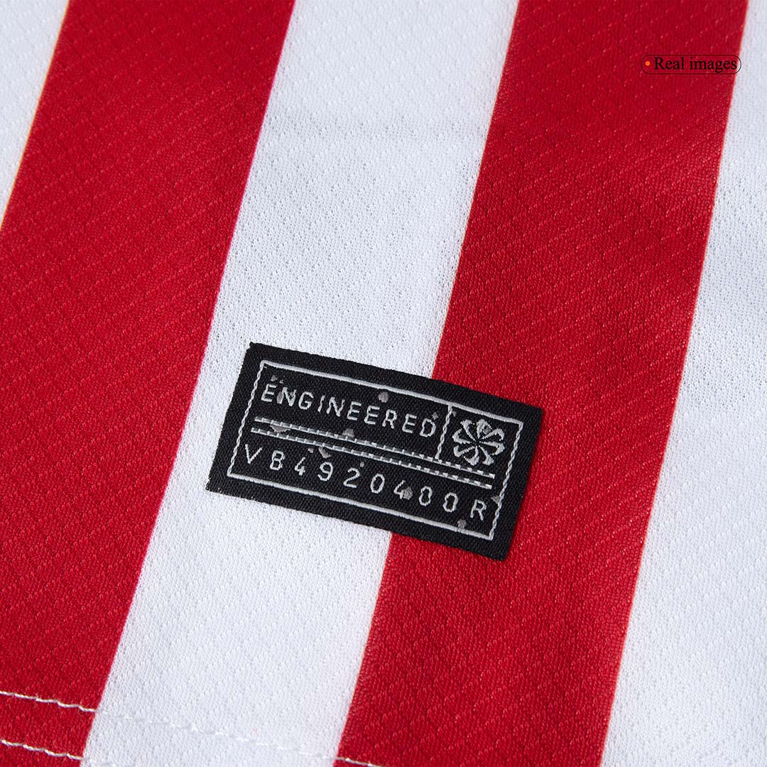 Atletico Madrid Home Soccer Jersey Kit 2025/26 Kids(Jersey+Shorts)