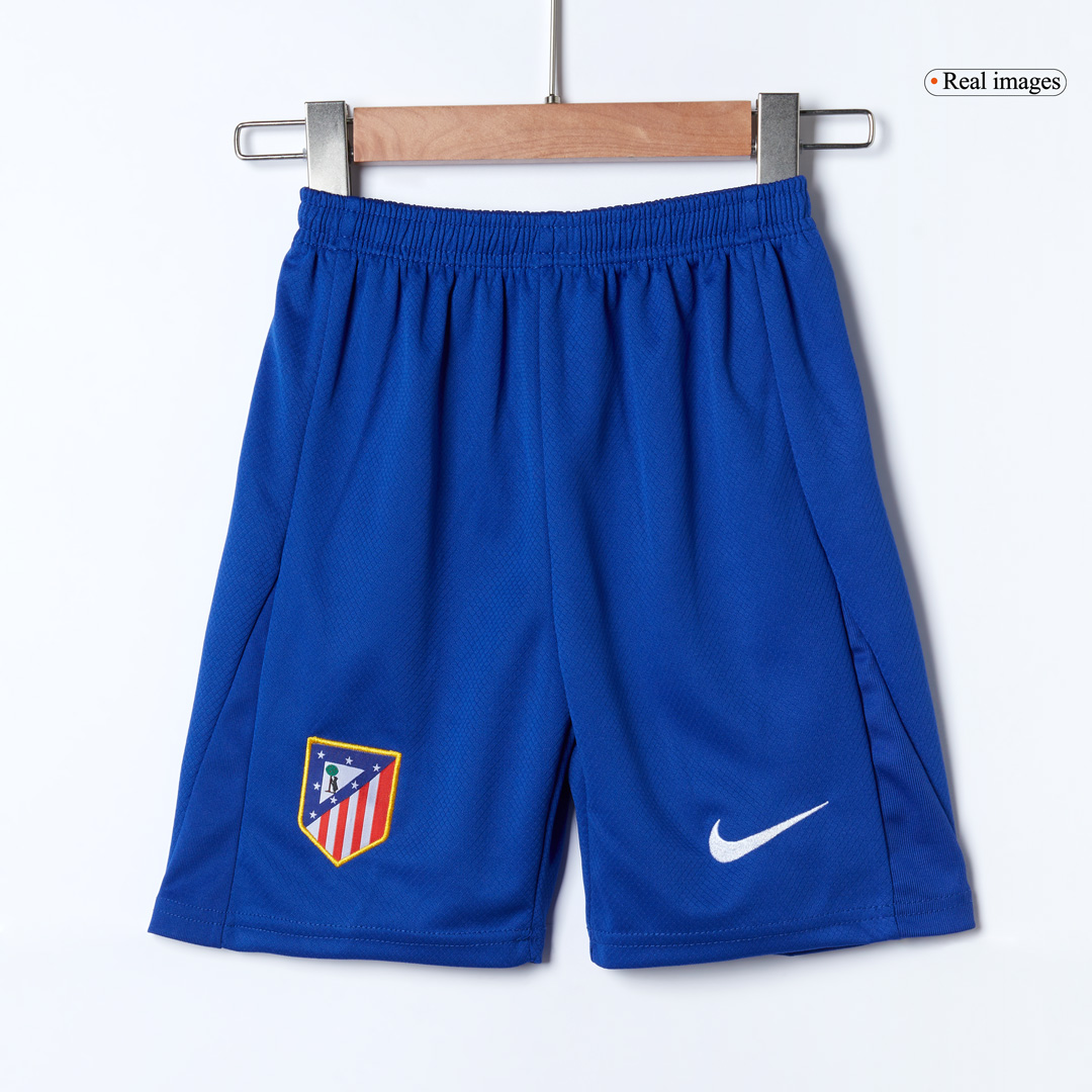 Atletico Madrid Home Soccer Jersey Kit 2025/26 Kids(Jersey+Shorts)