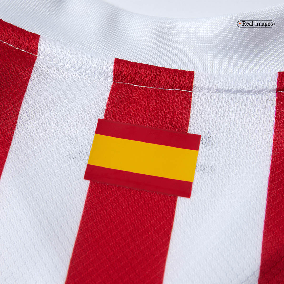 Atletico Madrid Home Soccer Jersey Kit 2025/26 Kids(Jersey+Shorts)