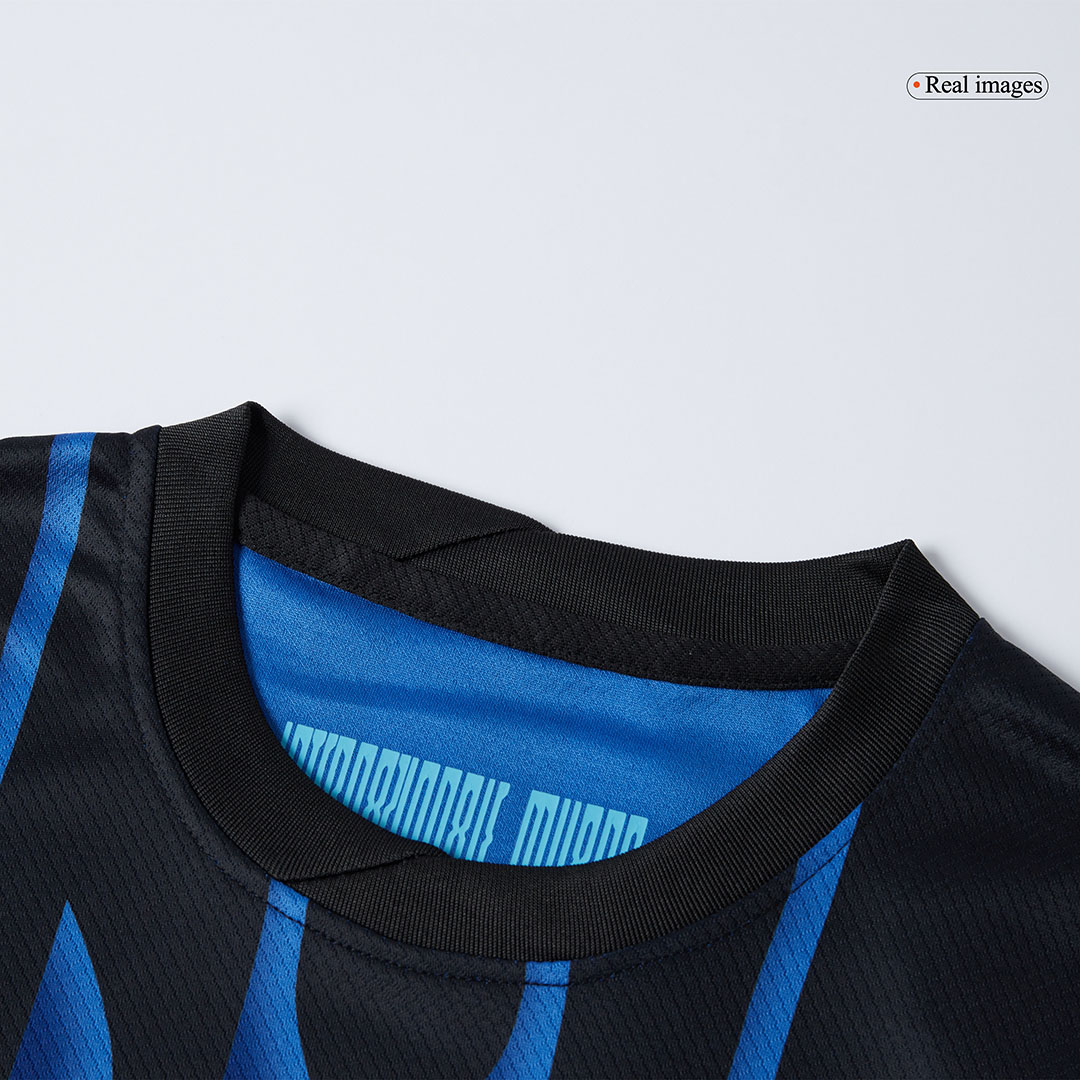 Inter Milan Home Soccer Jersey Kit 2025/26 Kids(Jersey+Shorts)