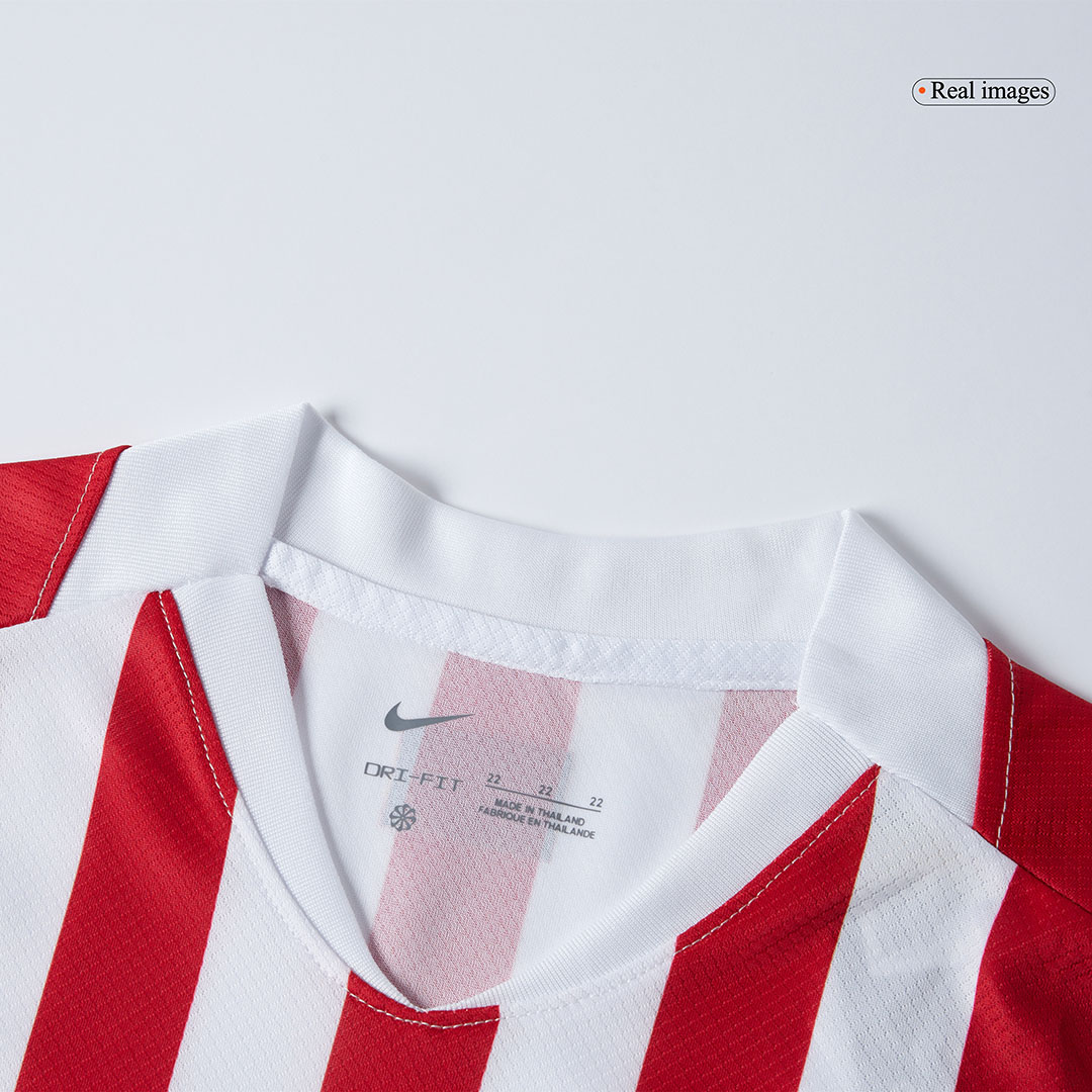 Atletico Madrid Home Soccer Jersey Kit 2025/26 Kids(Jersey+Shorts)