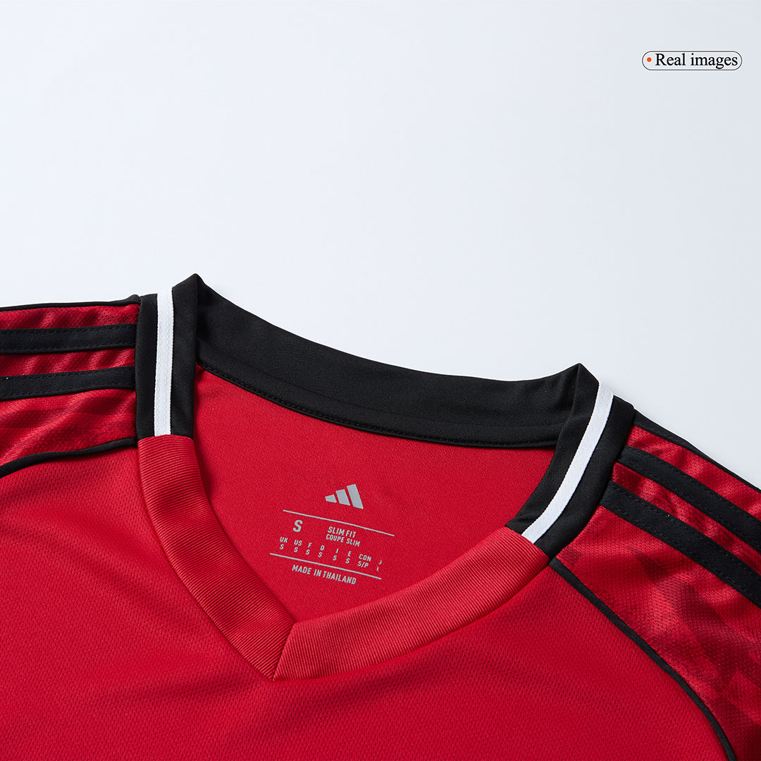 Manchester United Long Sleeve Home Soccer Jersey 2025/26