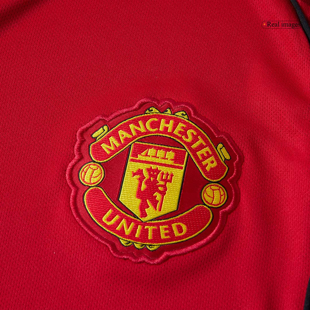 Manchester United Long Sleeve Home Soccer Jersey 2025/26