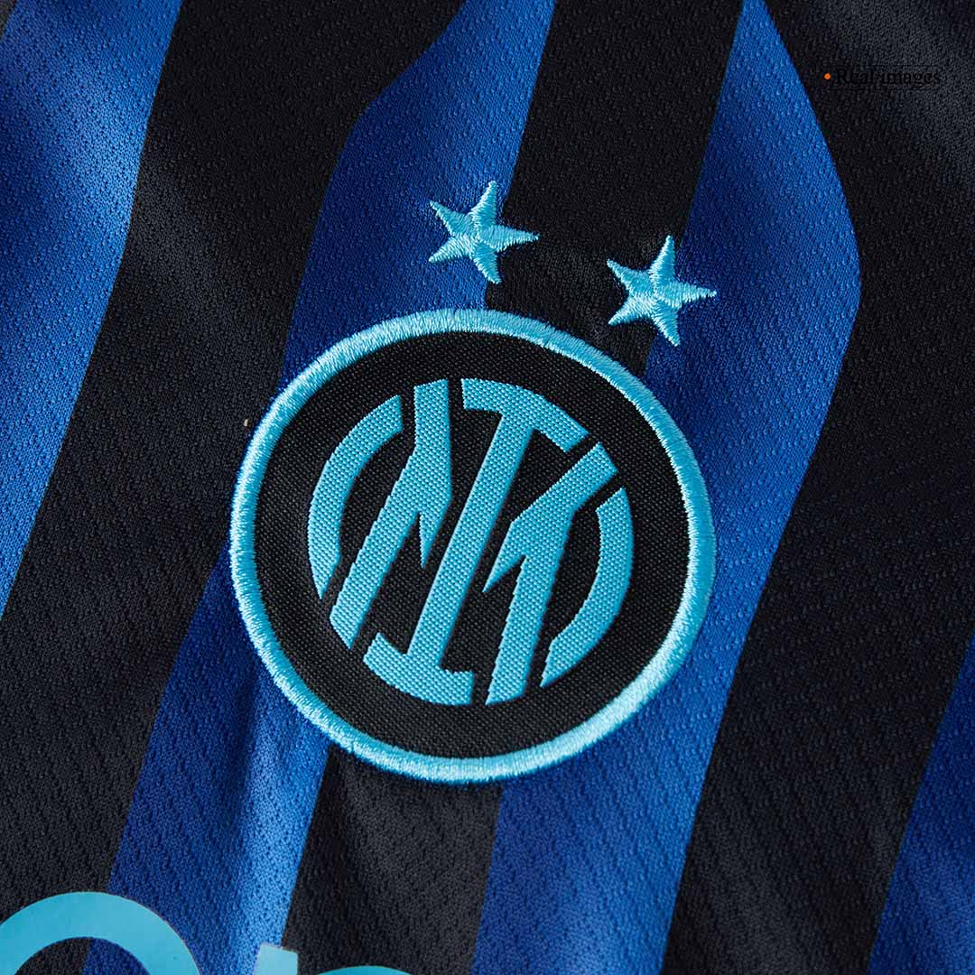 Inter Milan Home Soccer Jersey Kit 2025/26 Kids(Jersey+Shorts)