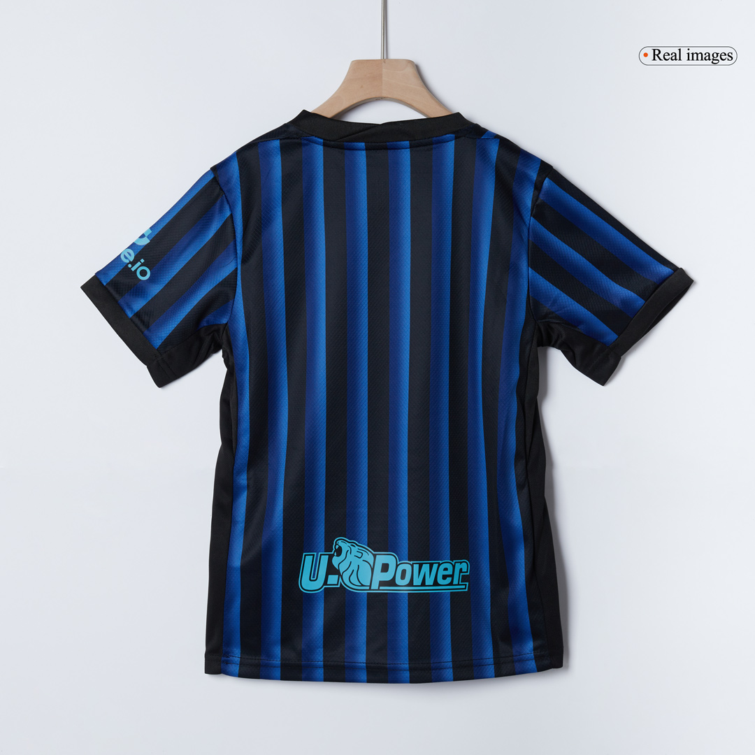 Inter Milan Home Soccer Jersey Kit 2025/26 Kids(Jersey+Shorts)