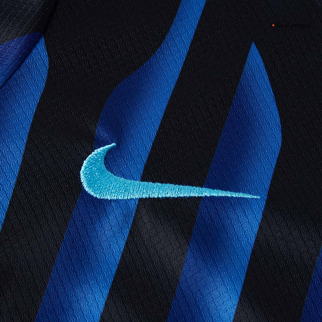 Inter Milan Home Soccer Jersey Kit 2025/26 Kids(Jersey+Shorts)