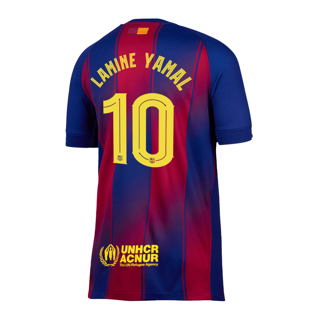 Barcelona LAMINE YAMAL #10 Home Soccer Jersey 2025/26 - UCL Edition