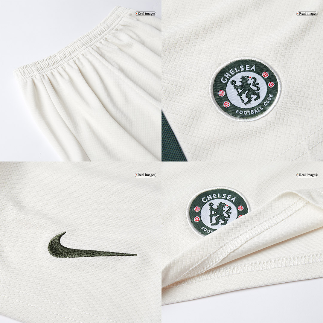 Chelsea Away Soccer Jersey Kit 2025/26 Kids(Jersey+Shorts)