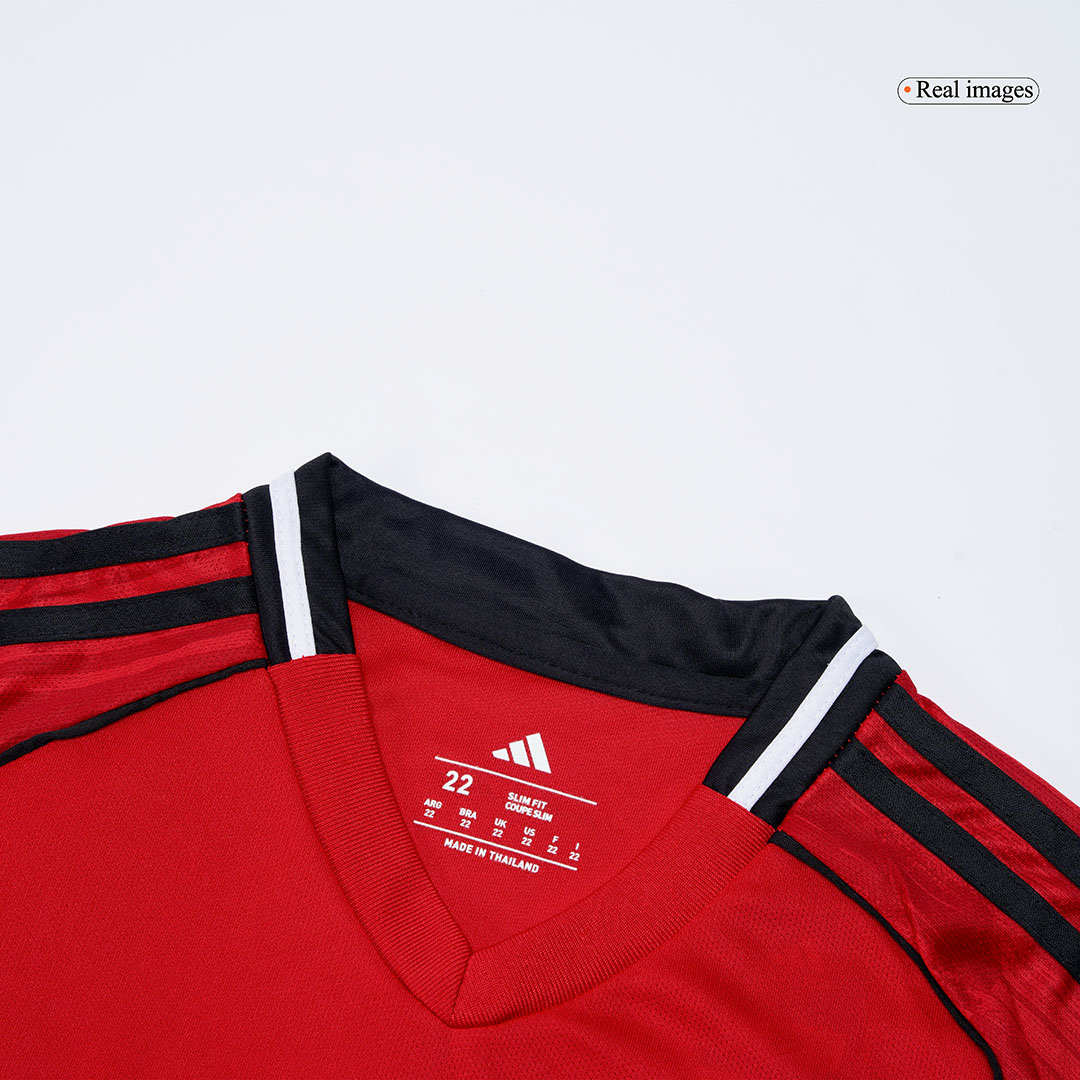 Manchester United Home Soccer Jersey Kit 2025/26 Kids(Jersey+Shorts)