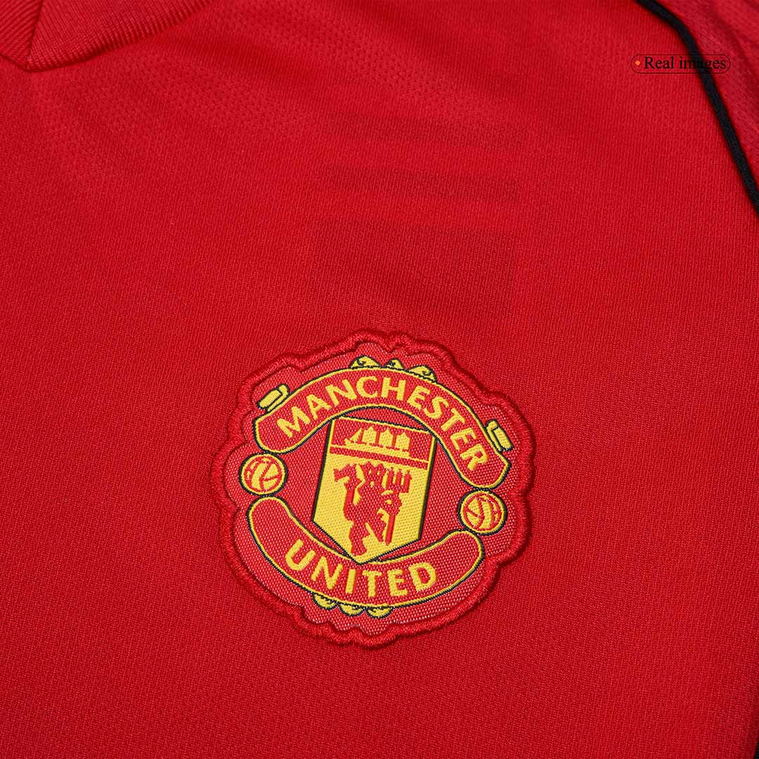 Manchester United Home Soccer Jersey Kit 2025/26 Kids(Jersey+Shorts)