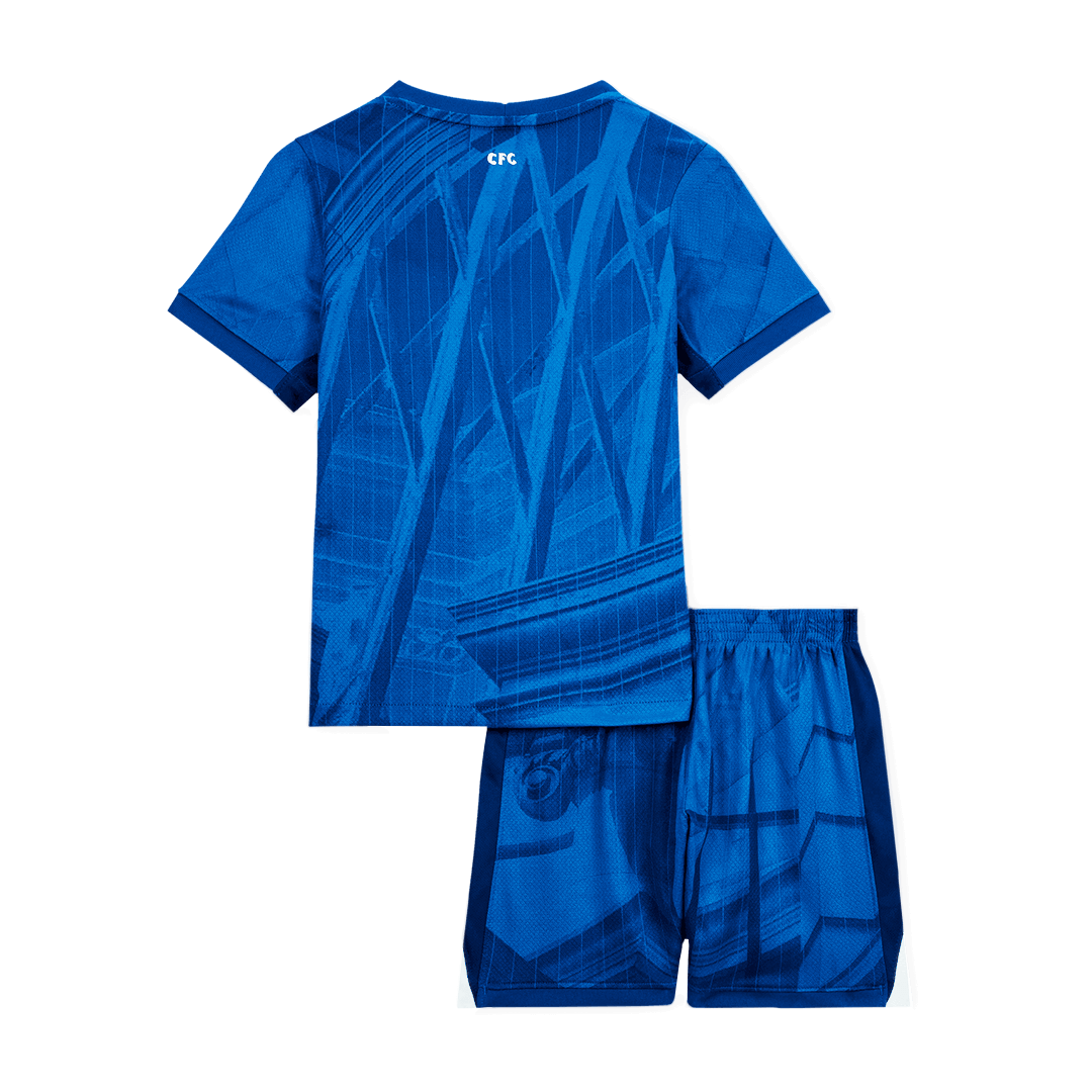 Chelsea Home Soccer Jersey Kit 2025/26 Kids(Jersey+Shorts)