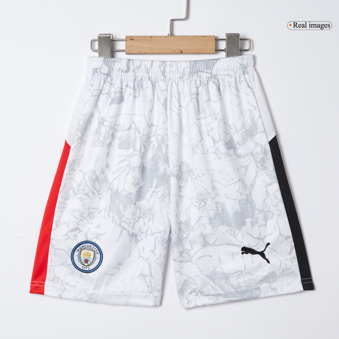Manchester City Soccer Jersey Kit 2025/26 Kids(Jersey+Shorts)