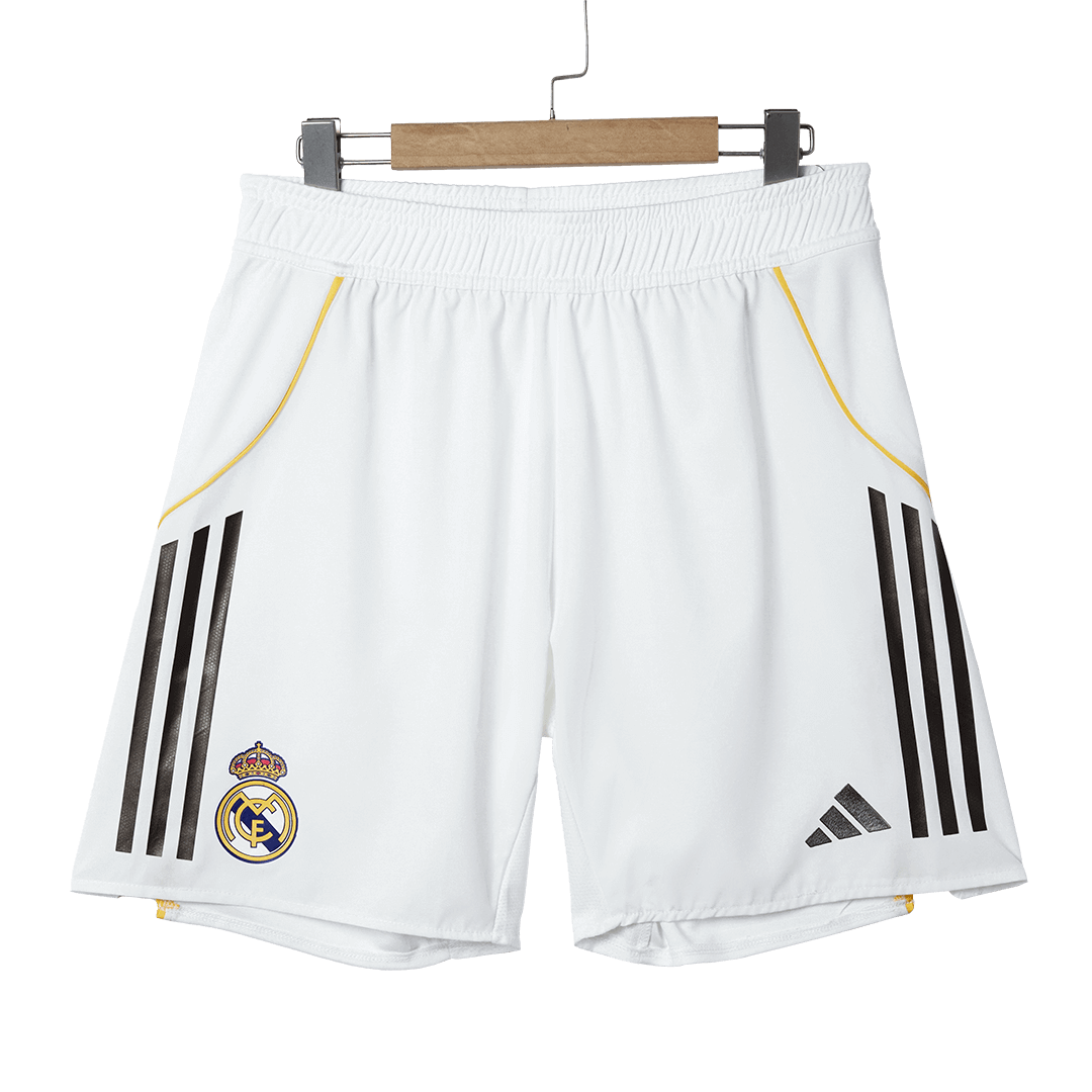 Real Madrid Home Soccer Shorts Authentic 2025/26