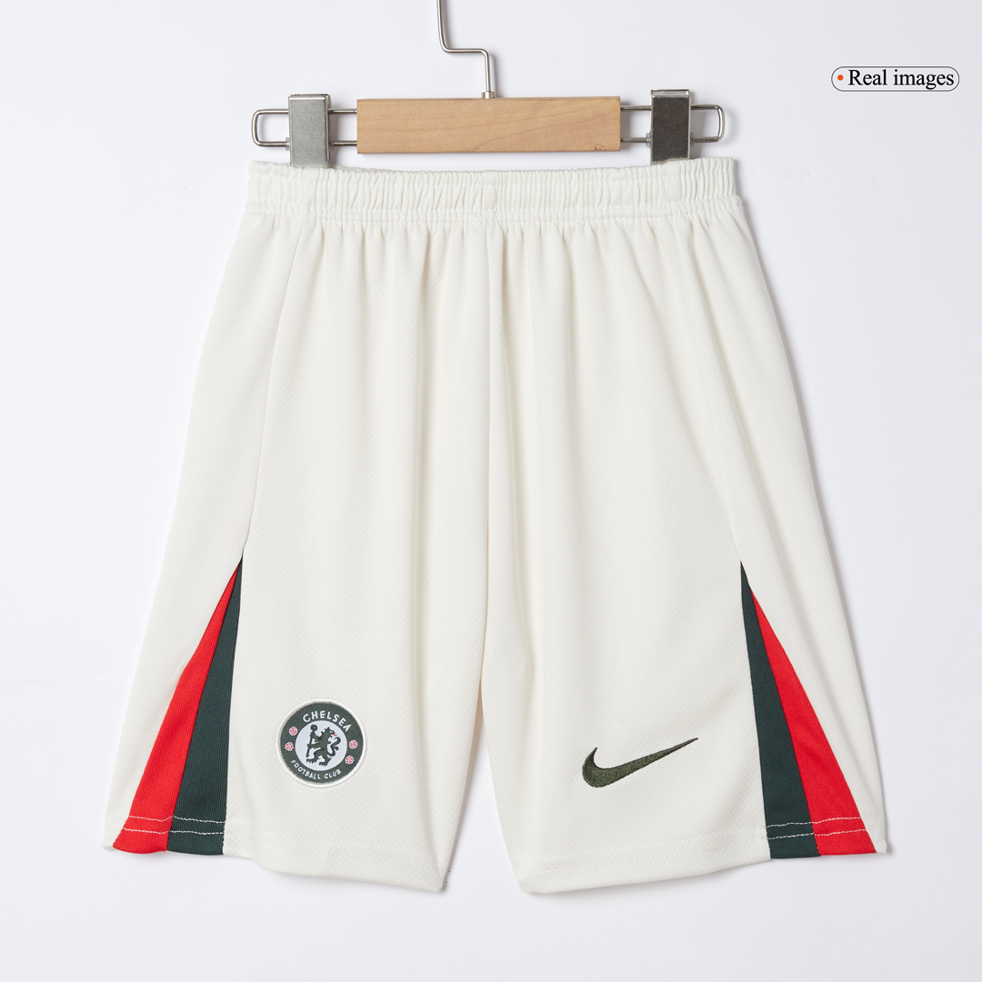 Chelsea Away Soccer Jersey Kit 2025/26 Kids(Jersey+Shorts)