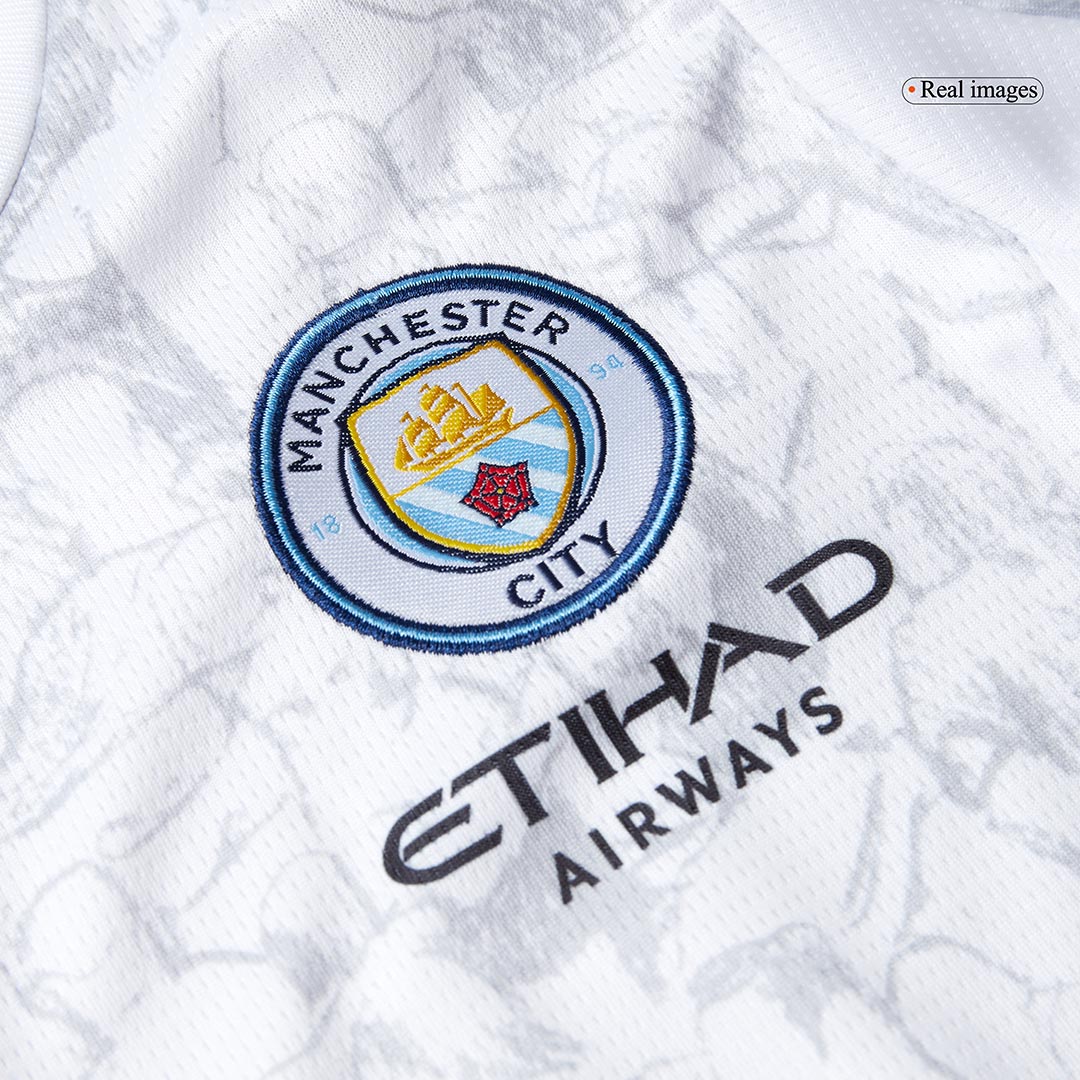 Manchester City Soccer Jersey Kit 2025/26 Kids(Jersey+Shorts)