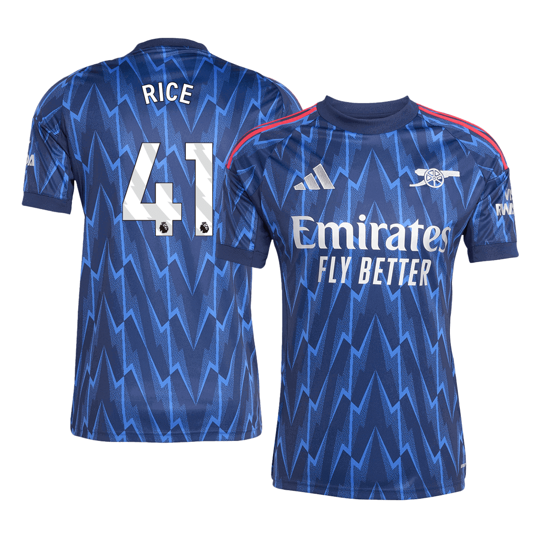 Arsenal RICE #41 Away Soccer Jersey 2025/26