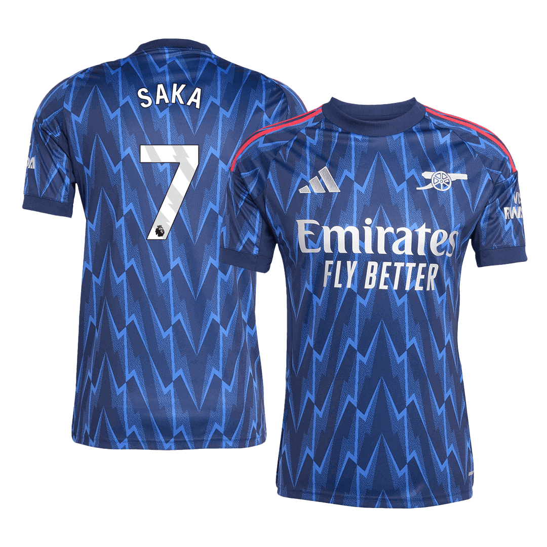 Arsenal SAKA #7 Away Soccer Jersey 2025/26