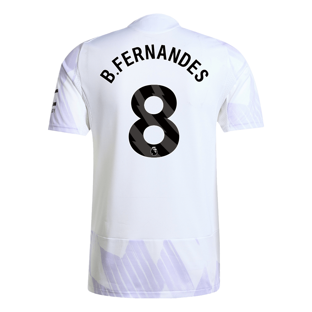 Manchester United B.FERNANDES #8 Away Soccer Jersey Authentic 2025/26
