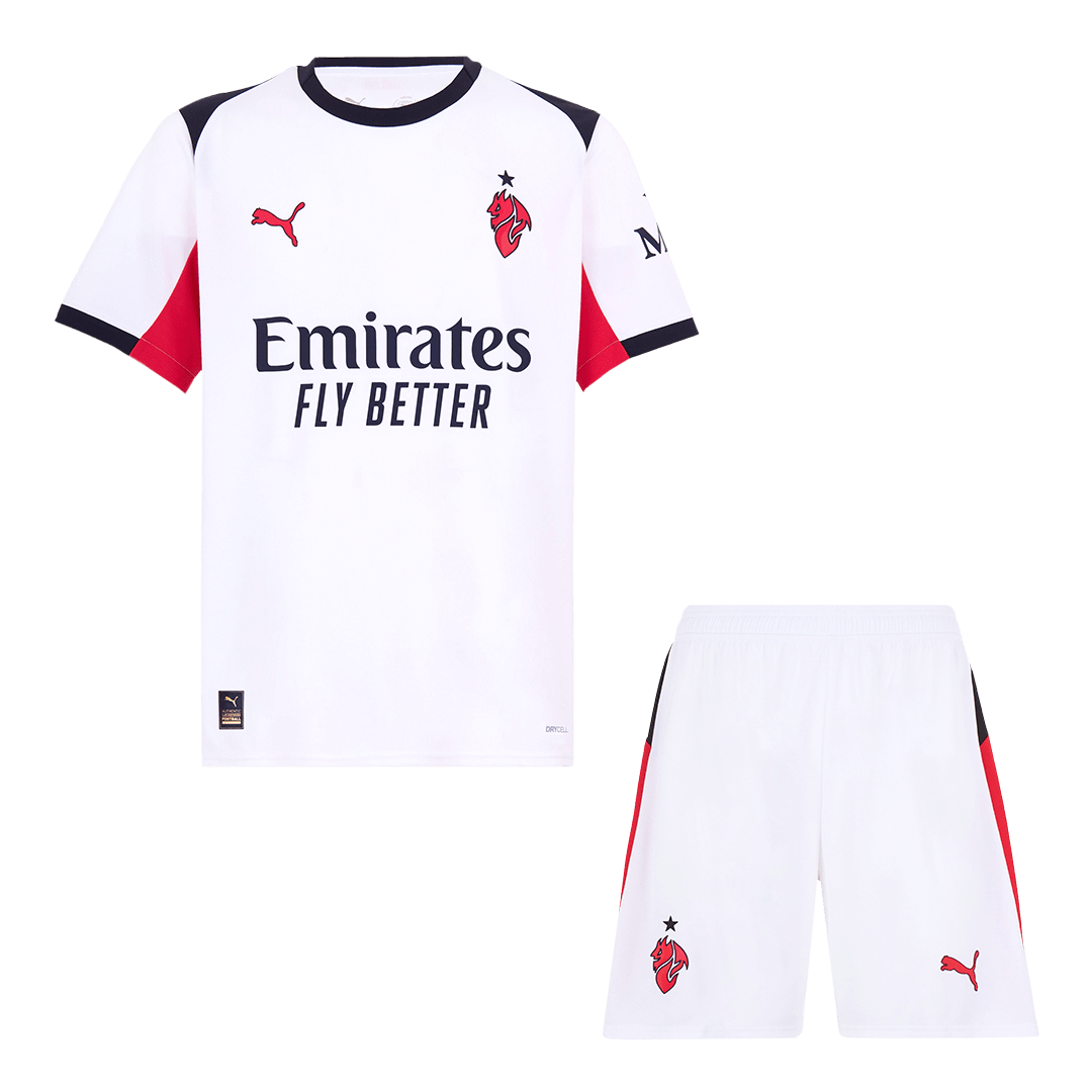 AC Milan Away Soccer Jersey Kit 2025/26 (Jersey+Shorts)