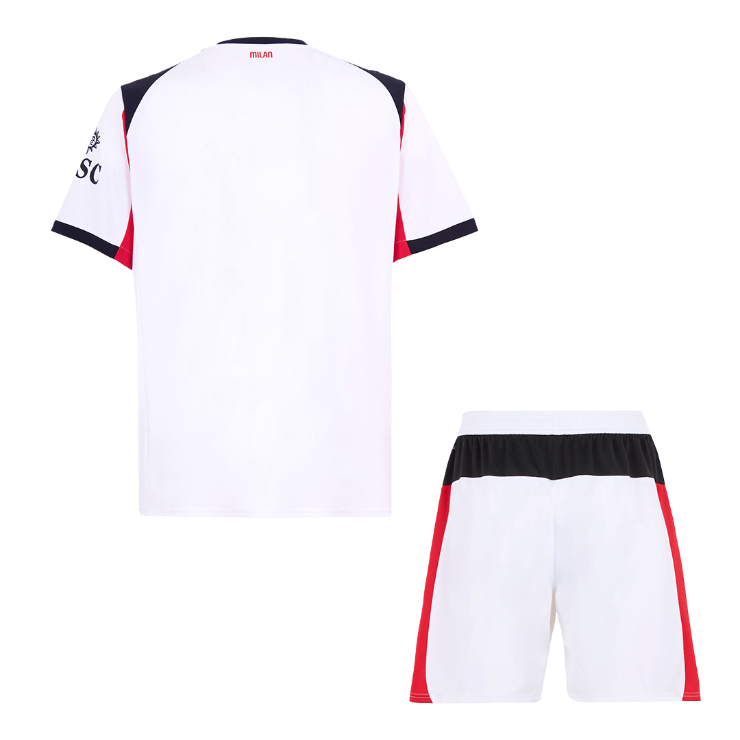 AC Milan Away Soccer Jersey Kit 2025/26 (Jersey+Shorts)