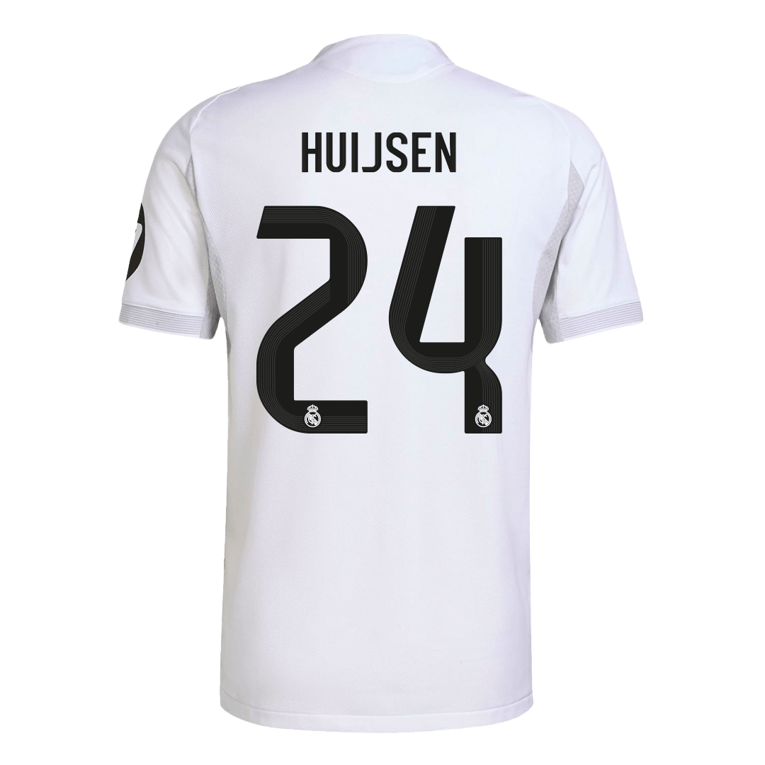 Real Madrid HUIJSEN #24 Home Soccer Jersey Authentic 2025/26