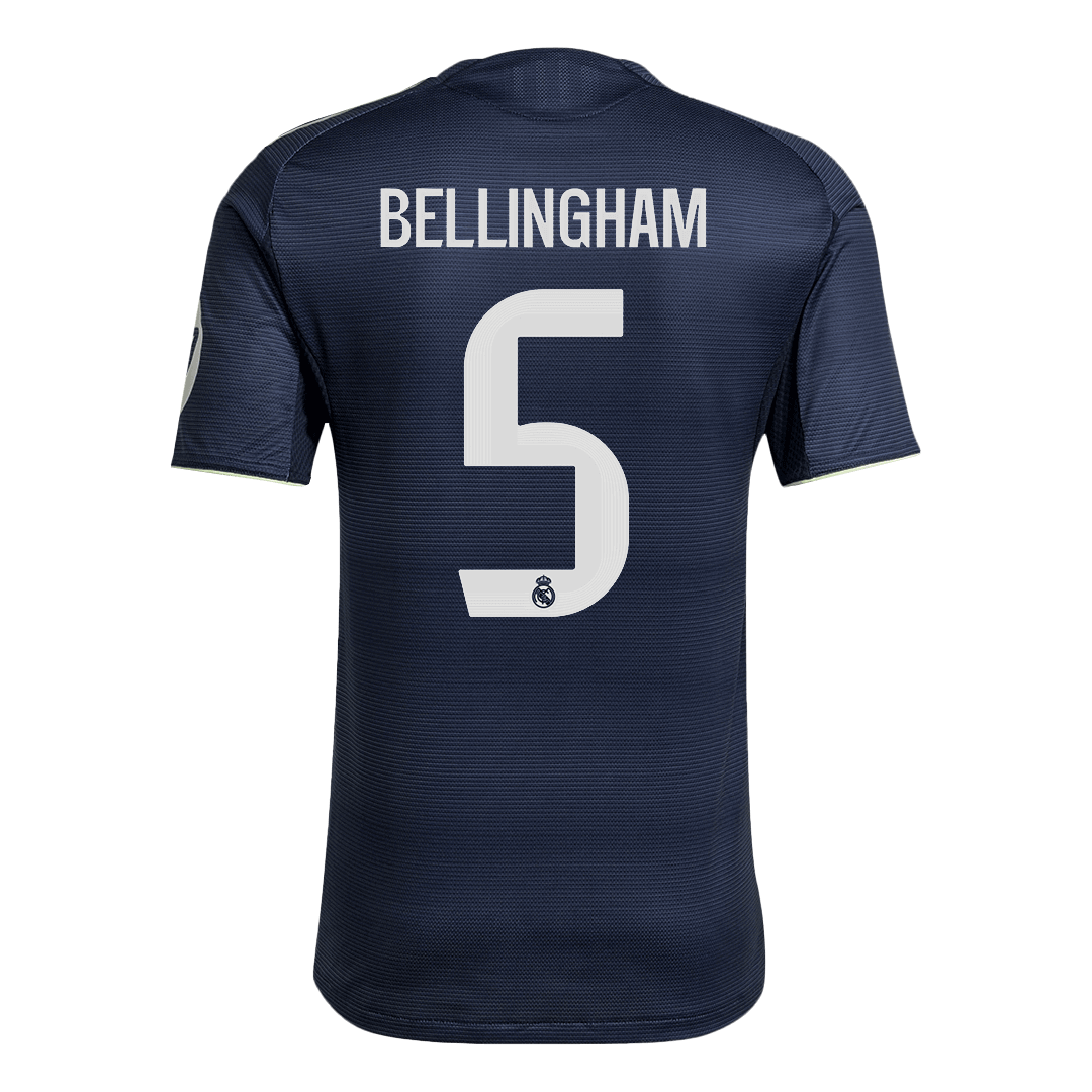 Real Madrid BELLINGHAM #5 Away Soccer Jersey Authentic 2025/26