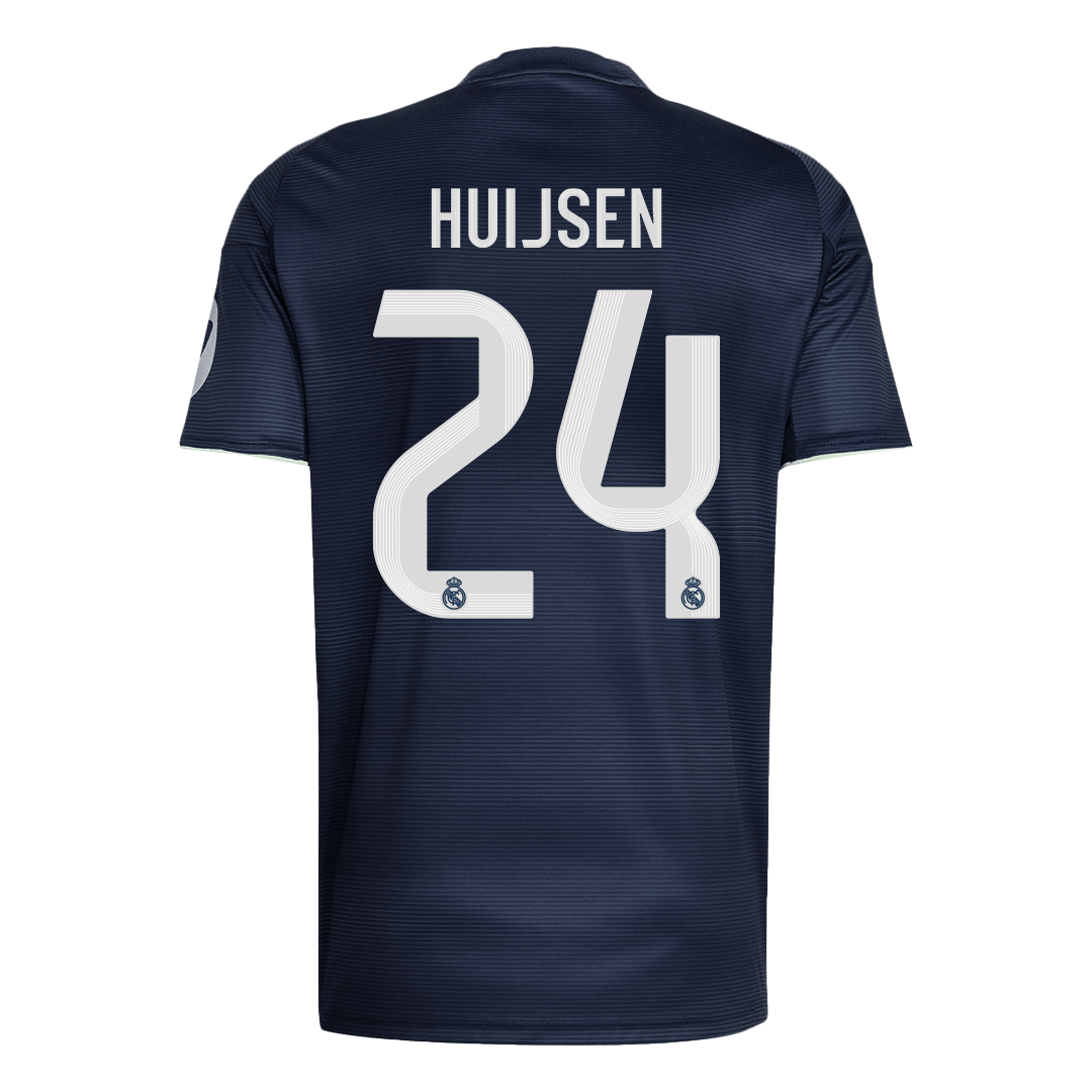 Real Madrid HUIJSEN #24 Away Soccer Jersey 2025/26