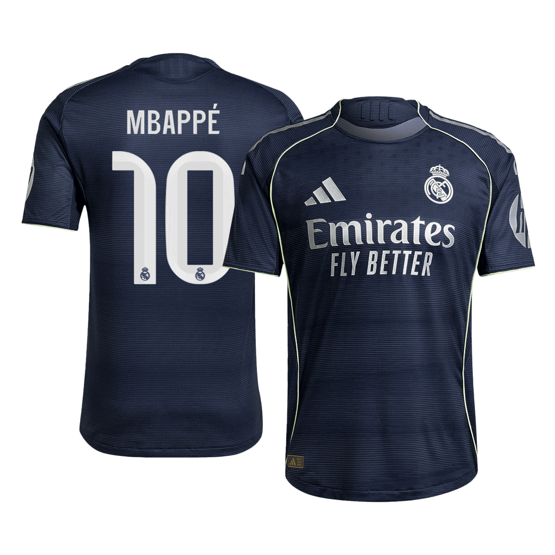 Real Madrid MBAPPÉ #10 Away Soccer Jersey Authentic 2025/26
