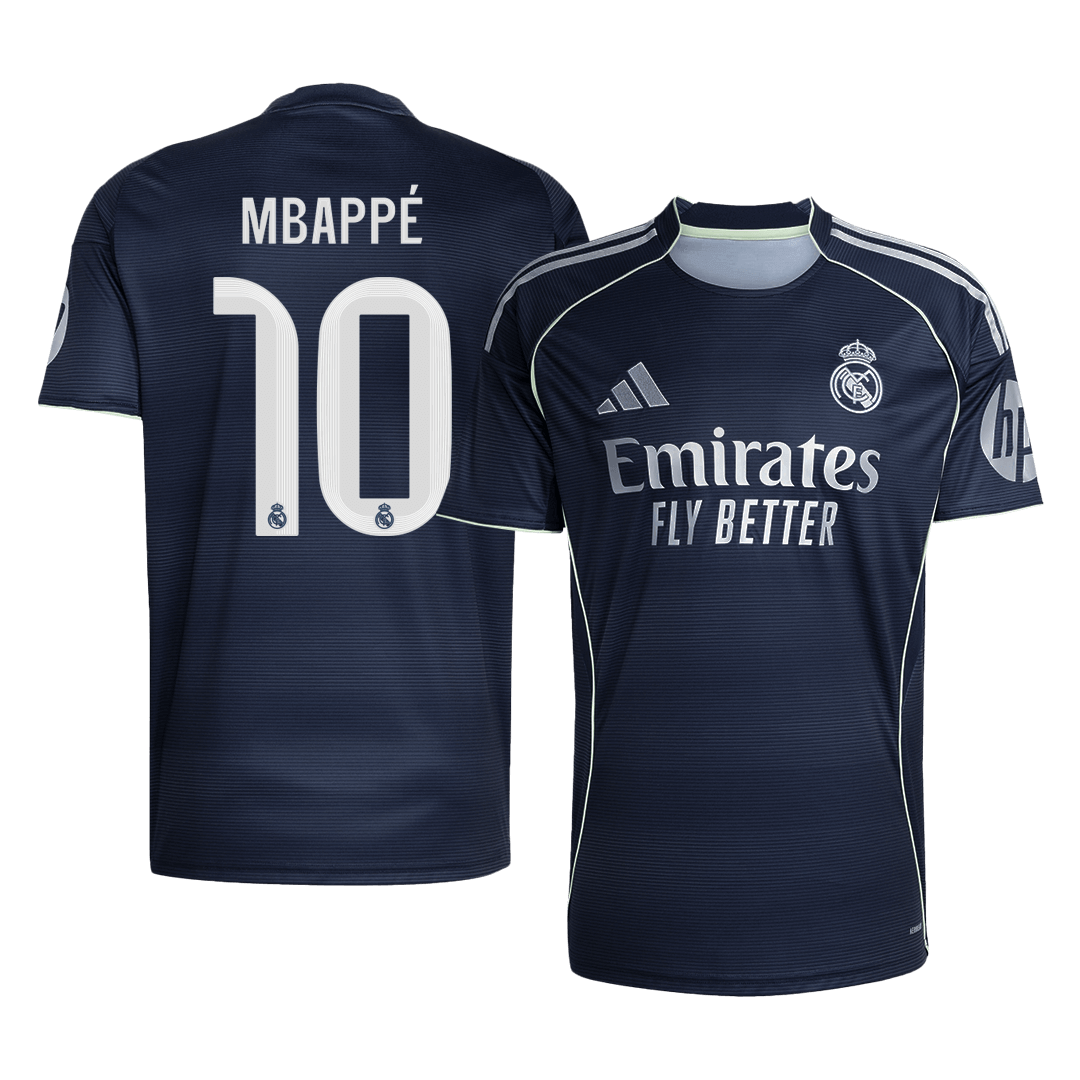 Real Madrid MBAPPÉ #10 Away Soccer Jersey 2025/26