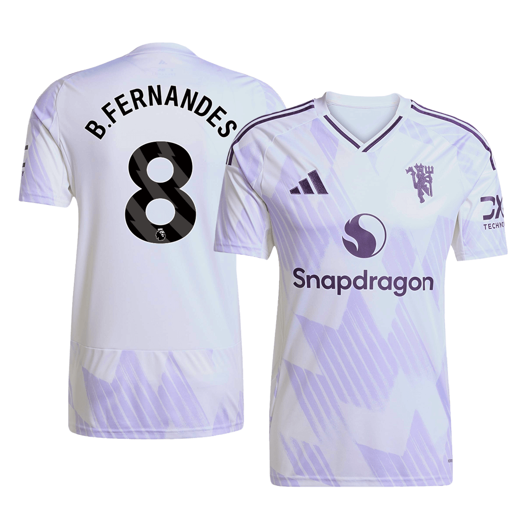 Manchester United B.FERNANDES #8 Away Soccer Jersey 2025/26